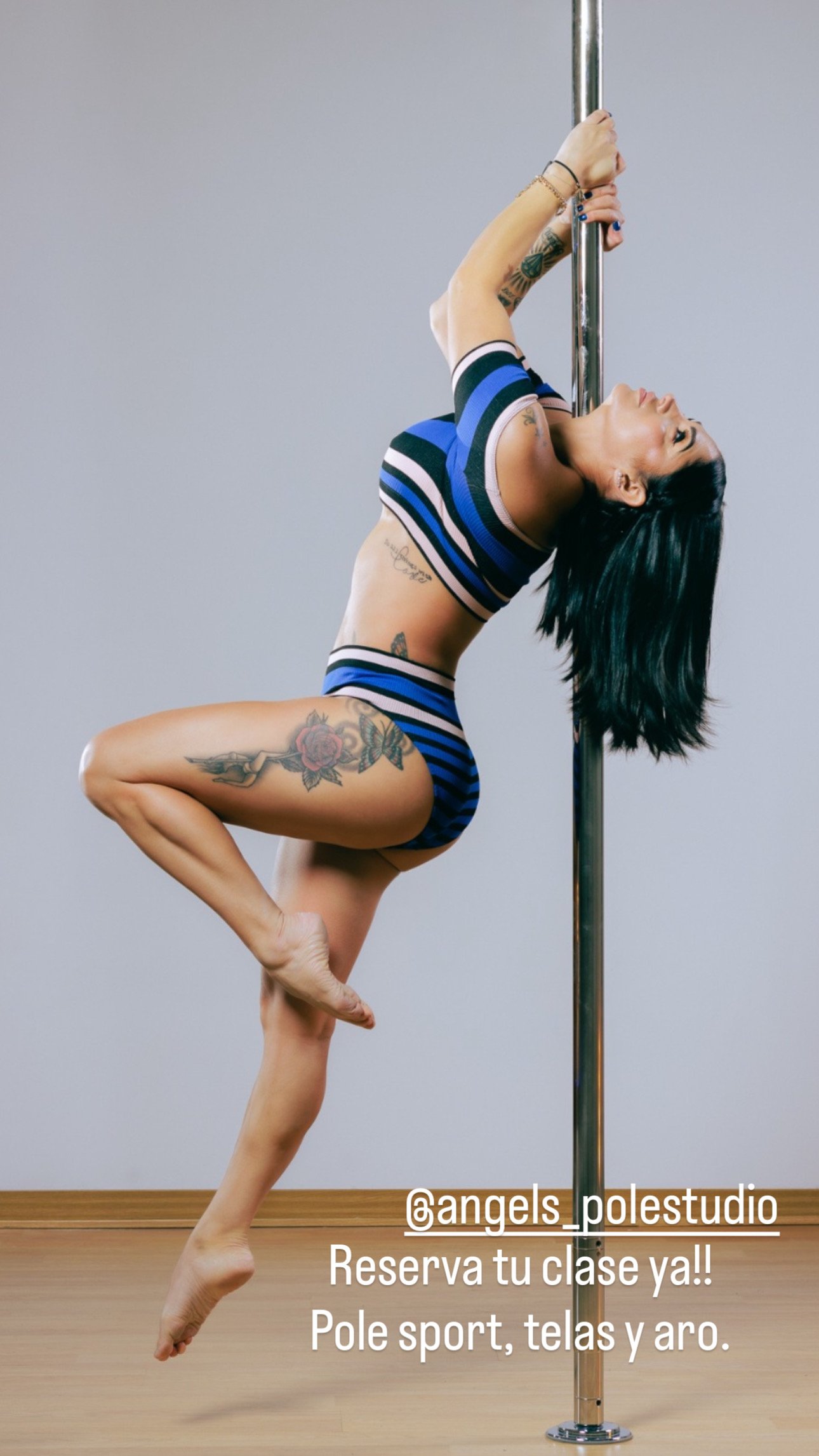 Clase de Pole Dance Intermedio